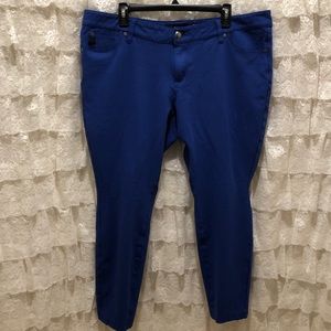 Torrid Blue Skinny Legged Pants Size 20
